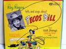 TWO SEALED WALT DISNEY LPS ROY ROGERS TELLS / SINGS ABOUT  PECOS BILL AND BAMBI
