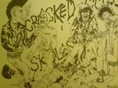 SHITLICKERS Cracked Cop Skulls   anti cimex disarm  swedish hc punk