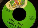 HEAR IT RARE SOUL Fortson & Scott Pzazz 0012 Sweet Lover and My Dreams of You