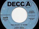 Larry Davis & the Marvels Promo 45 RPM on Decca 1968 (Northern Soul) Hear it