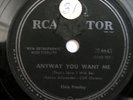 ELVIS PRESLEY LOVE ME TENDER B/W ANYWAY YOU WANT ME 1956 78 RPM C/W RCA SLEEVE