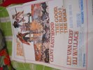 the good the bad and the ugly clint eastwood original film poster from the 60'