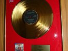 MARILLION - BPI GOLD RECORD LP VINYL AWARD - PRESENTED TO FISH  - MEGARAR
