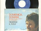 JOHNNY HALLYDAY - DOMENICA DOMANI origina  7inch top rare sung in italien MINT