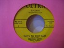 N Soul   Preston Love  Thats All Right Baby   Ultra 103