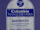 US COLUMBIA SET No. 202- LENER QUARTET/ BEETHOVEN 