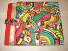 VINTAGE record binder for vinyl singles PSYCHEDELIC POP-ART 1960s PEPSI-COLA #1