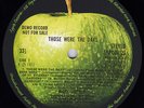 MARY HOPKIN Those Were the Days RARE APPLE PROMO LP