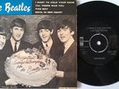 BEATLES EP I Want To Hold SWEDEN GEOS 209 DARK BLUE PS  RARE SWEDISH 45 cover