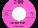Lester Grant & The Entertainers-Our Shing-Rare TX Funk/Soul 45-LISTEN
