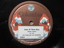 ART KAHN & HIS ORCHESTRA 'SOME OF THESE DAYS' COLUMBIA 310-D, RED HOT SLEEPER E+