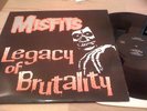 THE MISFITS legacy of brutality 1985 PLAN 9 USA LP GLEN DANZIG  EX