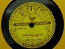 78rpm JERRY LEE LEWIS ROCK-A-BILLY SUN 281