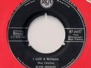 ELVIS PRESLEY - I GOT A WOMAN VERY RARE GERMAN 45 VG + LOOK 
