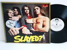 SLADE SLAYED? LP ORIGINAL 1972 WHITE LABEL PROMO N.MINT GLAM DAVID BOWIE RARE