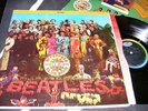 SGT. Peppers Lonely Hearts STEREO Original  BEATLES LP Capitol Rainbow w Insert