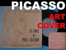 PICASSO art COVER original ep VOIX DE PAUL ELUARD LDY 6000 bizzarre EDIT