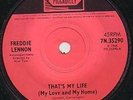 FREDDIE LENNON Thats My Life Original 45 A1/B1 Plays GREAT