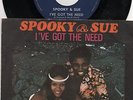 SPOOKY & SUE- I'VE GOT THE NEED(CLASSIC)-***BELGIUM DECCA PIC/SLEEVE ORIG***