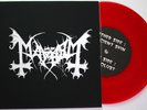 MAYHEM Ancient Skin / Necrolust 7-INCH RED VINYL EP 1998 LTD ED. 500 