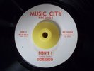 Sweet Soul 45 DORANDO Didn't I/Listen To My Song Music City HEAR