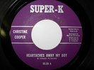 CHRISTINE COOPER - HEARTACHES AWAY MY BOY - SUPER K - EX