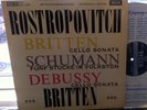 DECCA SXL 2298 Rostropovich Britten  Debussy Schumann CELLO Sonatas WBg
