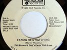 rare Modern Soul 45 PHIL BROWN i know he's watching