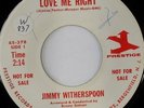 rare Soul 45 JIMMY WITHERSPOON love me right Hear