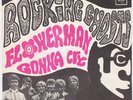 ROCKING GHOSTS Flowerman SUPERB RARE danish psych 45 mod UNCOMPED Fading Yellow