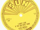 ORIGINAL Unused 1954 Elvis Presley 45 RPM Sun Record LABEL from Tennessee Museum