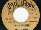 Vocaleers-This Is The Night-Old Town Promo Doo Wop 