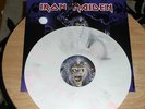 Iron Maiden NO PRAYER ON THE ROAD 90 live LP marbled vinyl EDDIE rare