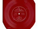 Vtg MARY POPPINS JULIE ANDREWS,DICK VAN DYKE 33 RPM RED COLOR, By EVA-TONE, Rare