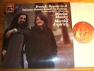 MAISKY ARGERICH Franck Debussy Cello Sonatas LP EMI Digital