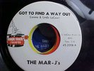 THE MAR-J's 45 RPM GOT TO FIND A WAY OUT / FOREVER  MAGIC TOUCH 2008  MINTY