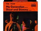 THE WHO my generation - shout and shimmy Rare German Record Club SP 1965