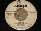 RARE VOCALTONES 45 PROMO ON APOLLO WHITE LABEL 492-45