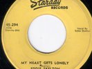 EDDIE SKELTON 45 STARDAY 294 MY HEART GETS LONELY RARE ROCKABILLY
