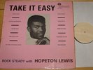 HOPETON LEWIS   TAKE IT EASY   REGGAE SKA SKINHEAD   VERY RARE UK ISLAND LP 1966
