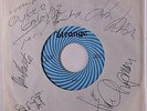 STRANGE: Jimi / Hey Mr. Lonely Man 45 (Autographed on plain sleeve by full grou