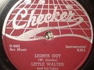 Little Walter 78 rpm on Checker Mean Old World / Sad Hours Chicago Blues 784