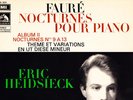 ERIC HEIDSIECK PIANO FAURE NOCTURNES I&II - STEREO 2LP