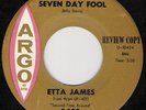 NORTHERN SOUL/ETTA JAMES/SEVEN DAY FOOL/IT'S TOO SOON TO KNOW
