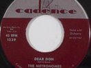 THE METRONOMES Dear Don CADENCE Doo Wop 45 HEAR MP3