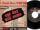 RUBY AND THE ROMANTICS our day will come KAPP 214018 FRENCH EP