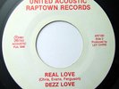 Rare Modern Soul Boogie 45 DEZZ LOVE Real Love on United Acoustic