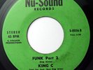 Rare Funk Breaks 45 KING C Funk Part 2 on Nu-Sound