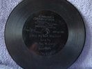 1898 BERLINER GRAMOPHONE 7” Record “I Wish My Rent Was Paid” Dan Quinn 1819Z