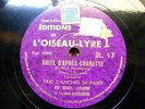 TRIO D'ANCHES DE PARIS L'oiseau-Lyre 2x78Set OUBRADOUS